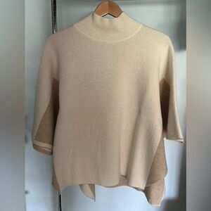 Note di Anita - Wool and Cashmere Blend Poncho Sweater - OFSA
